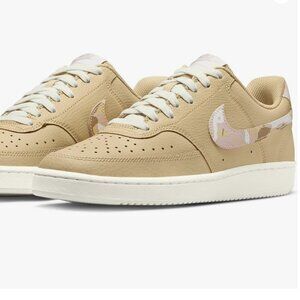 Nike Court Vision Low Sneaker in Sesame NWOT